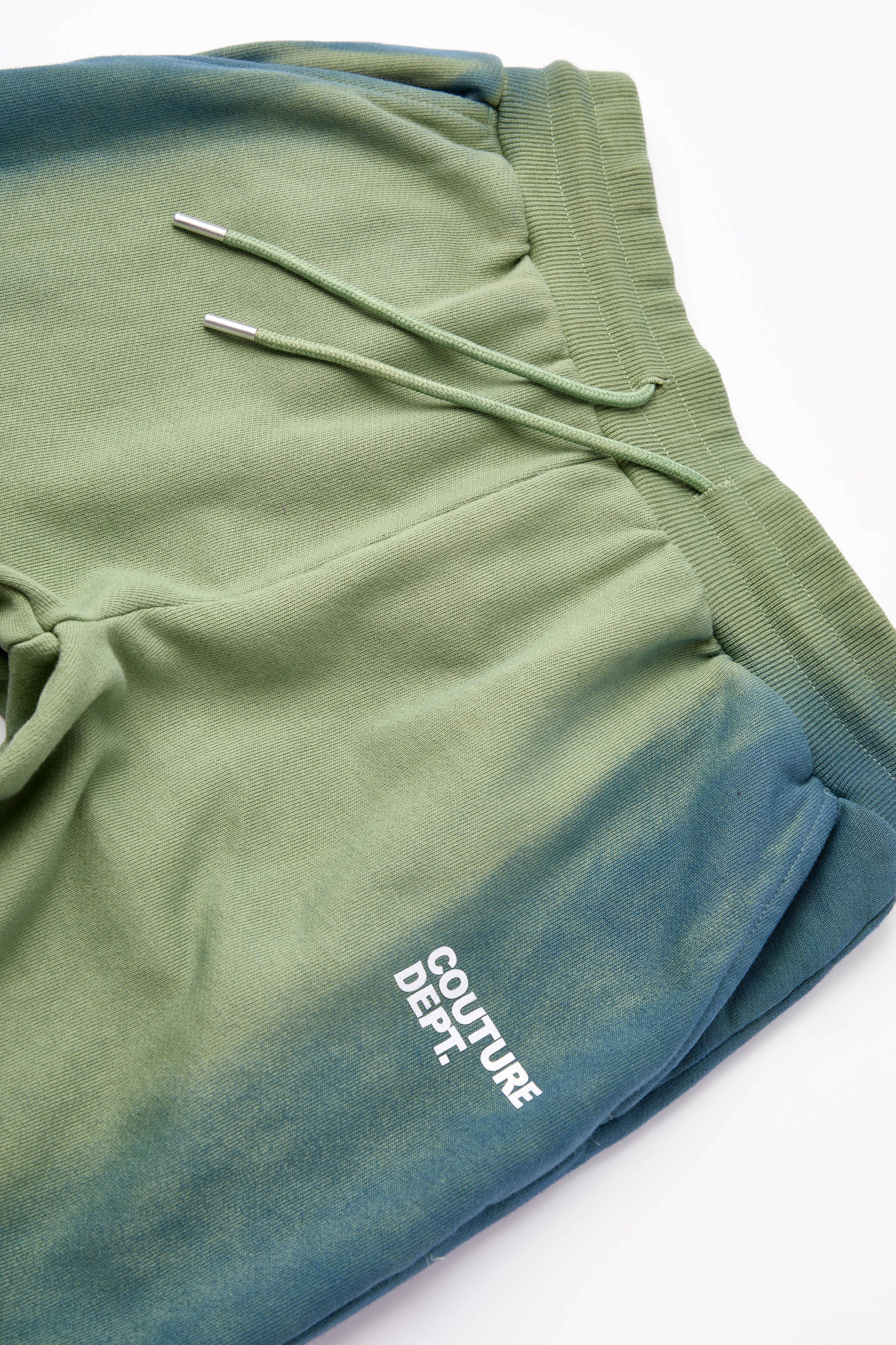 Heavyweight Oversized Couture Dept Cargo Joggers - Green - Image 3