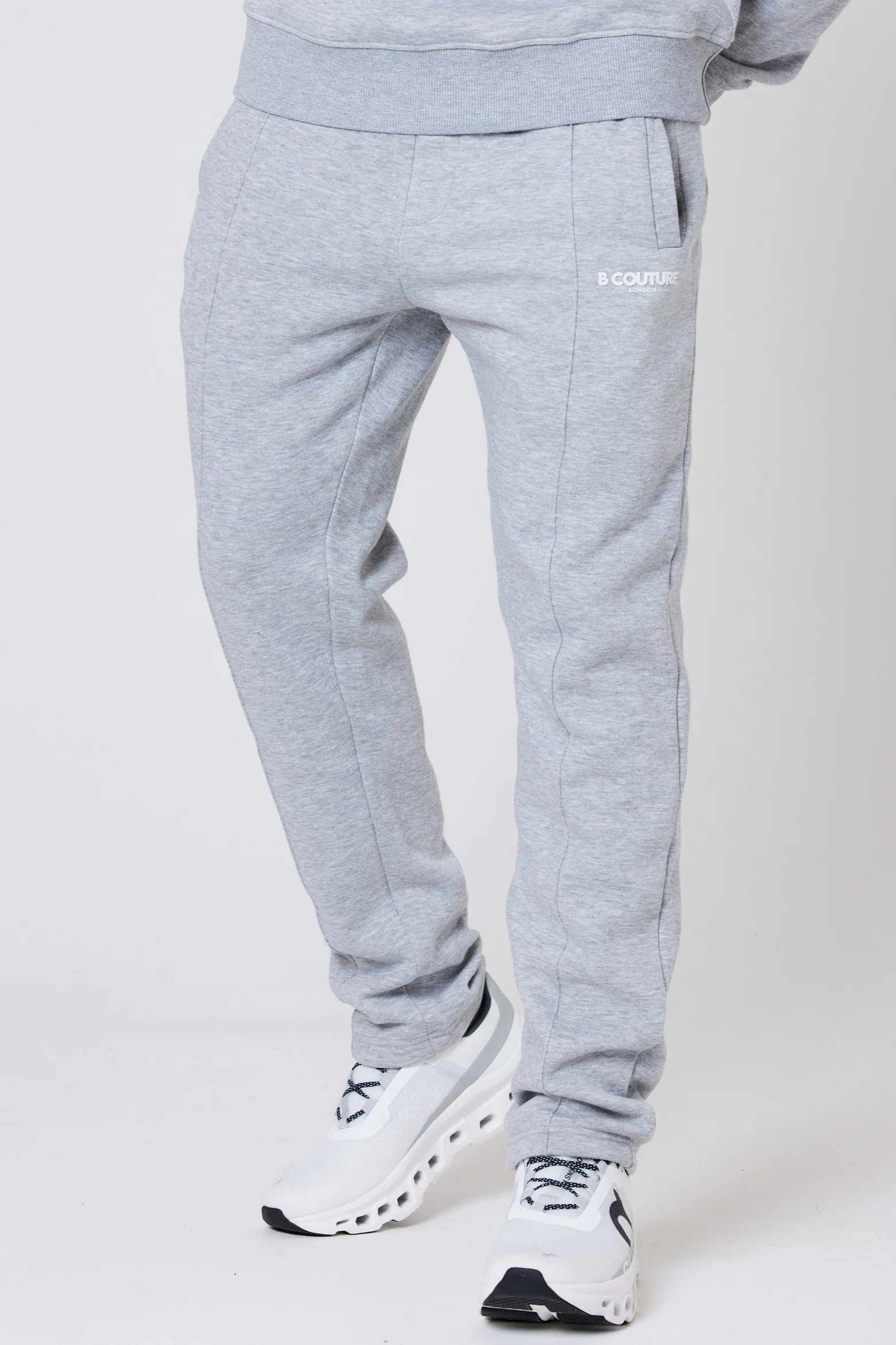 Langton 3-Pack Open Cuff Fleece Joggers - Black/Navy/Grey - Image 3