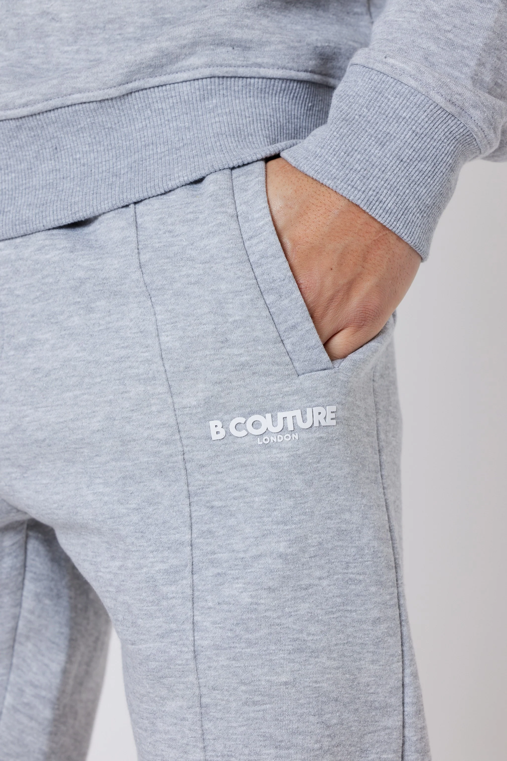 Langton 3-Pack Open Cuff Fleece Joggers - Black/Navy/Grey - Image 4