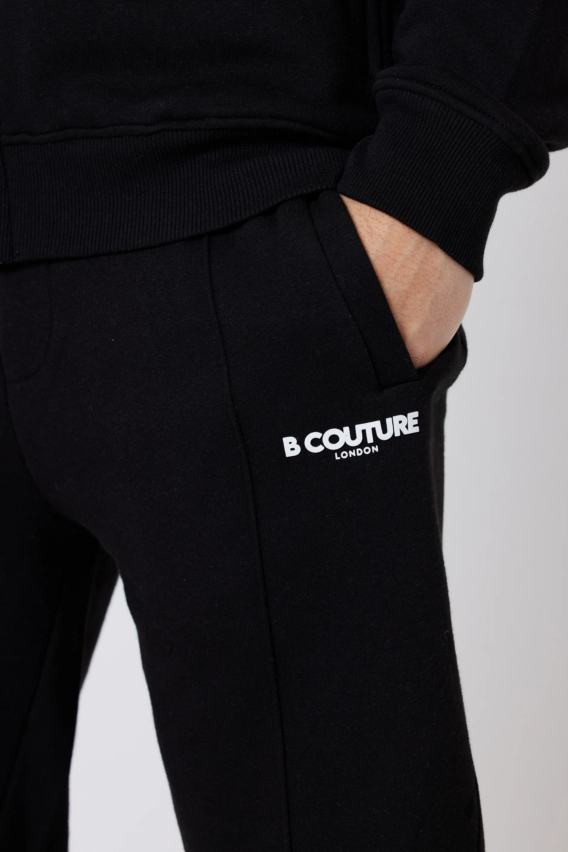 Langton 3-Pack Open Cuff Fleece Joggers - Black/Navy/Grey - Image 7