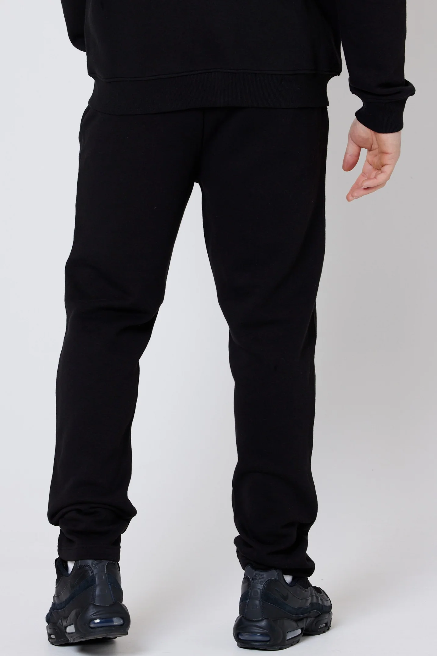 Langton 3-Pack Open Cuff Fleece Joggers - Black/Navy/Grey - Image 8