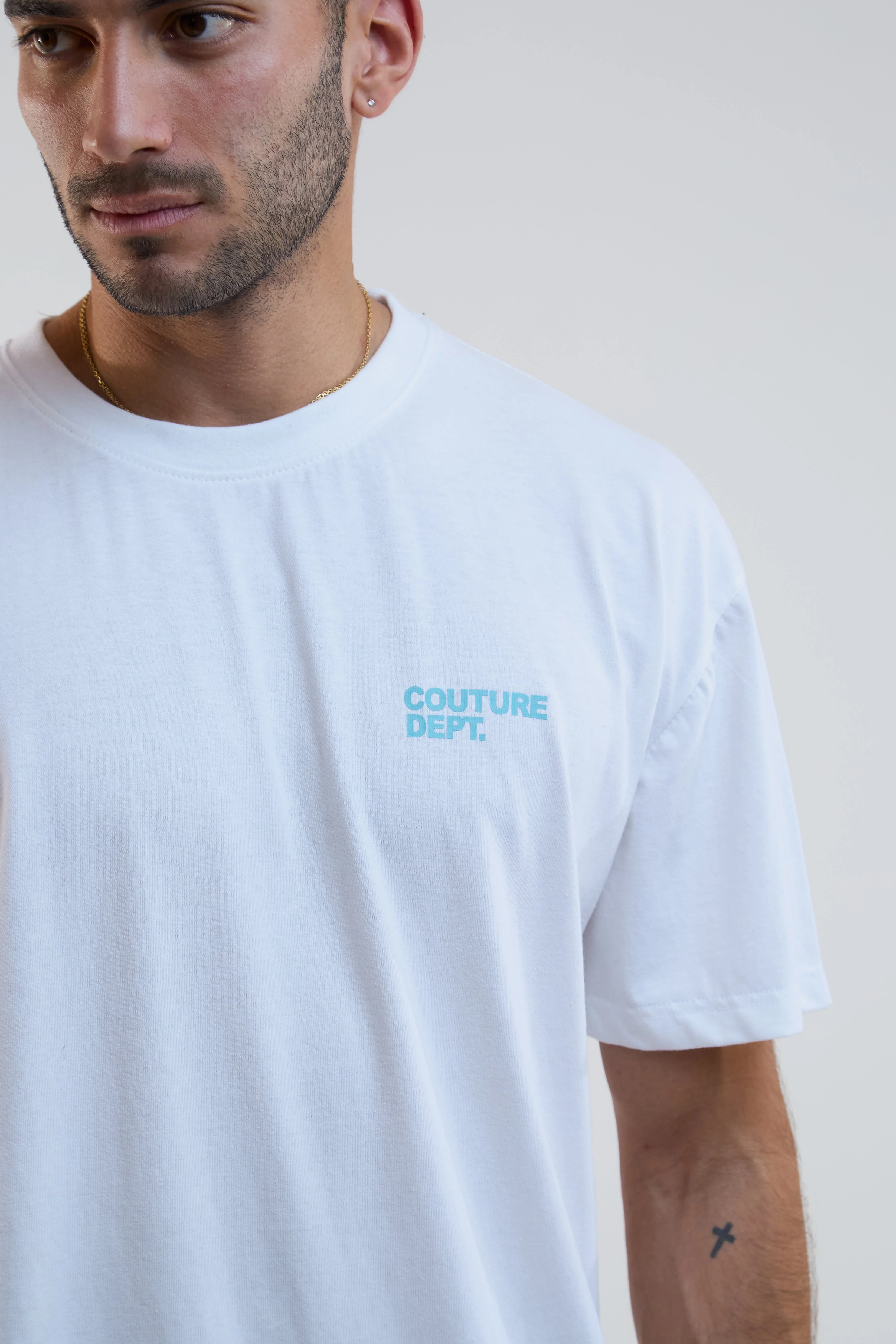 Refine Oversized T-Shirt - White - Image 3