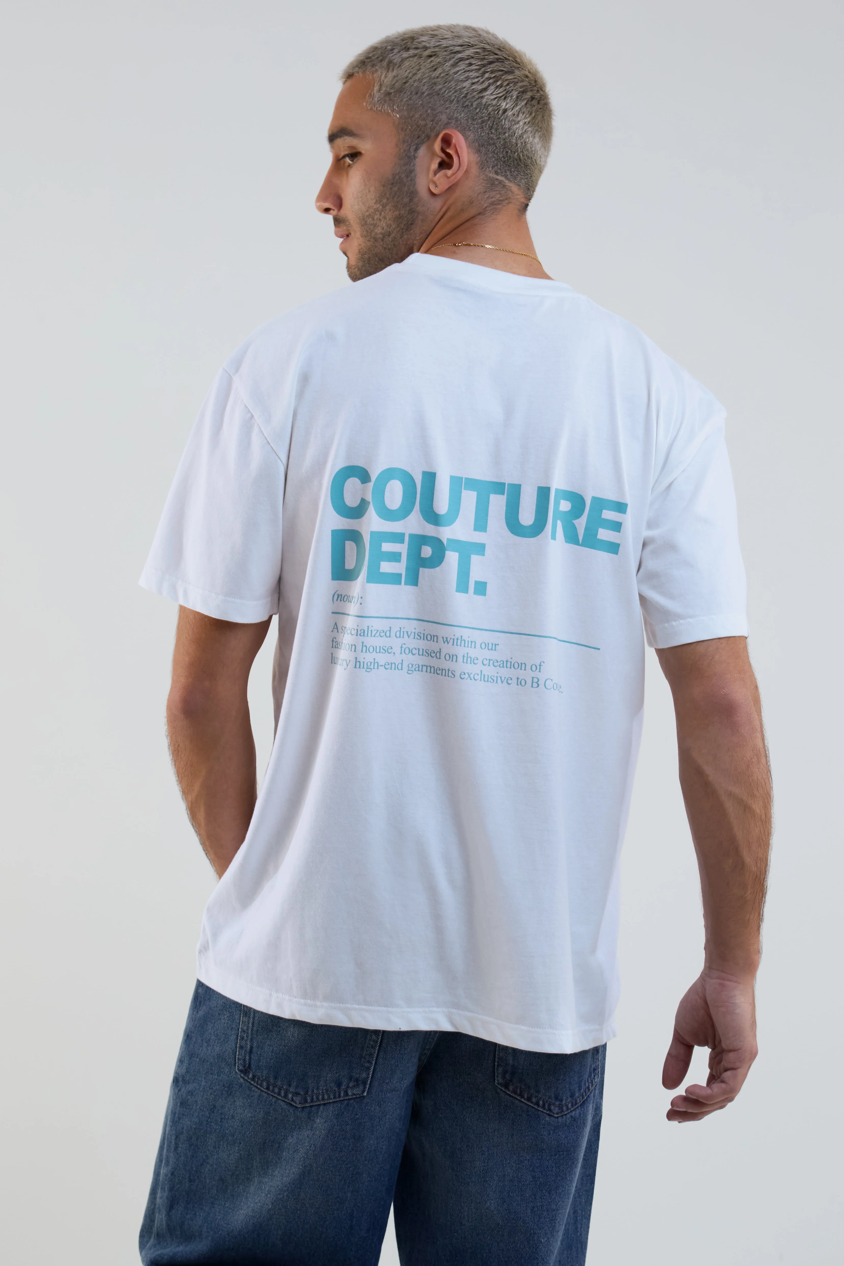 Refine Oversized T-Shirt - White - Image 4